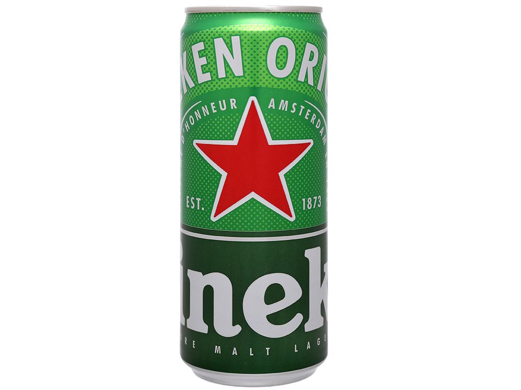 BIA HEINEKEN SLEEK LON CAO 330ML