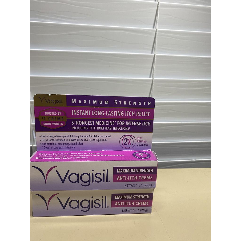 KEM GIẢM NGỨA NHANH CHÓNG CHO &quot;CÔ BÉ&quot; VAGISIL MAXIMUM STRENGTH