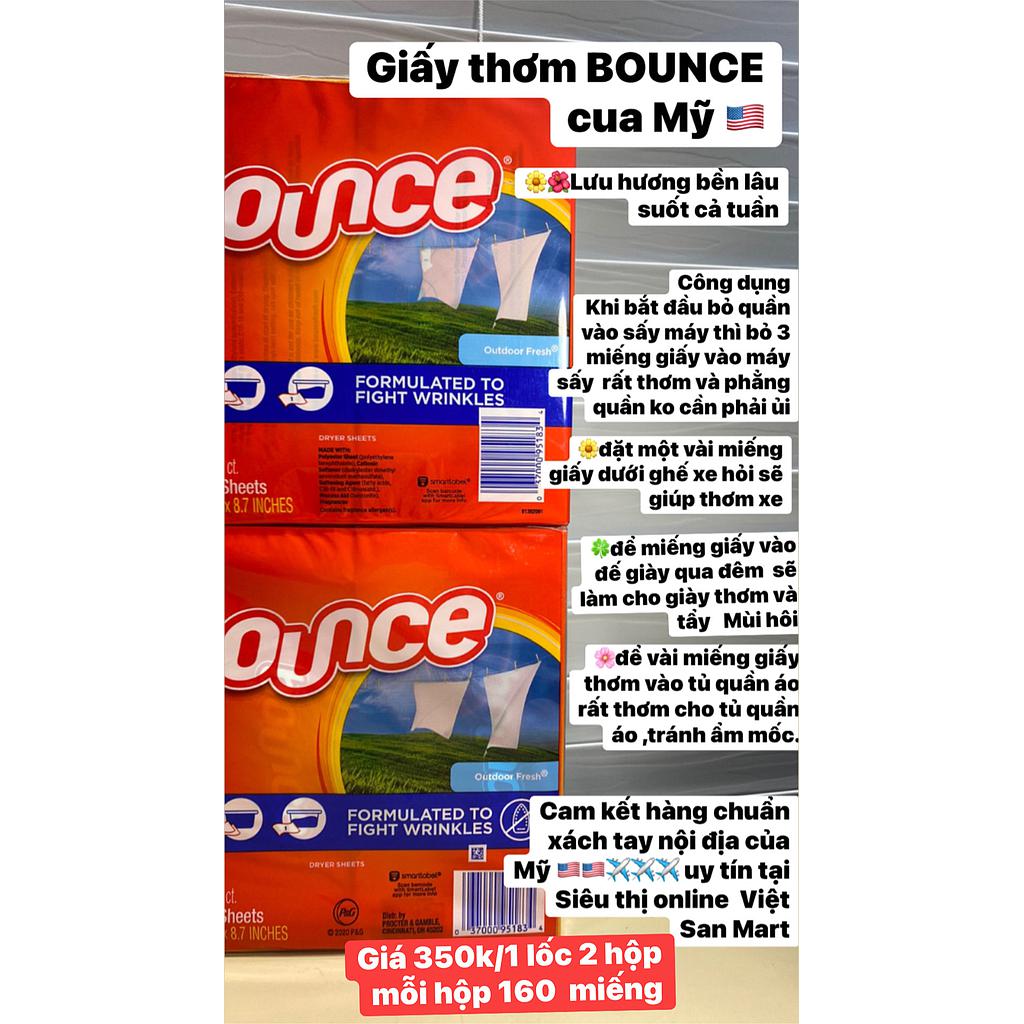 GIẤY THƠM BOUNCE HÀNG NỘI ĐỊA MỸ