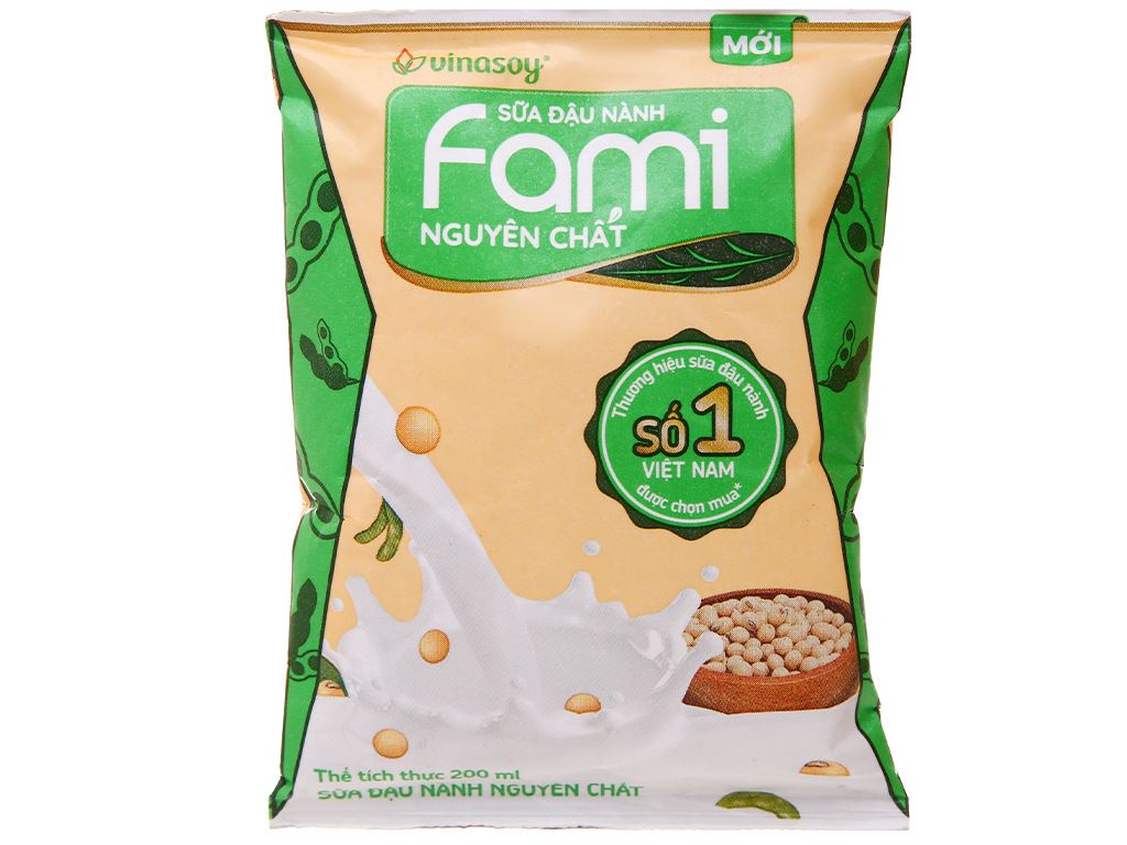 SỮA ĐẬU NÀNH FAMI NGUYÊN CHẤT 200ML