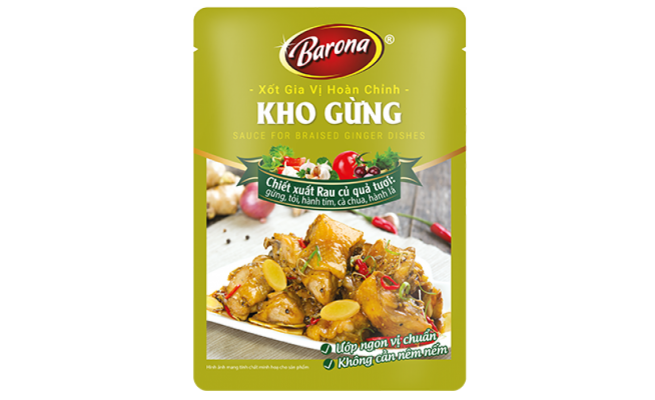 [170050] XỐT GIA VỊ HOÀN CHỈNH BARONA KHO GỪNG