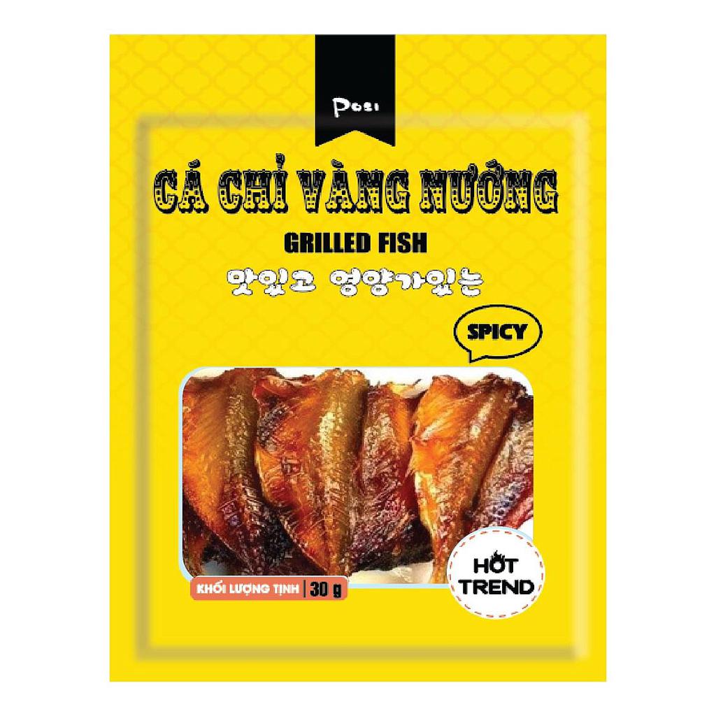 [110187] Cá chỉ vàng nướng Posi 30g