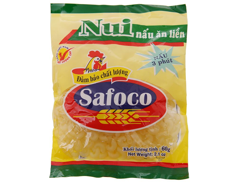 [110200] Nui ăn liền chữ C Safoco gói 60g