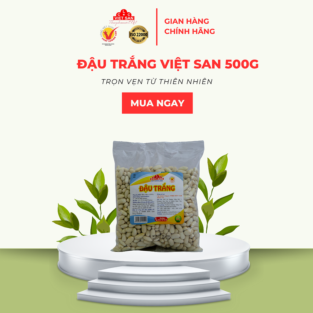 ĐẬU TRẮNG 500G