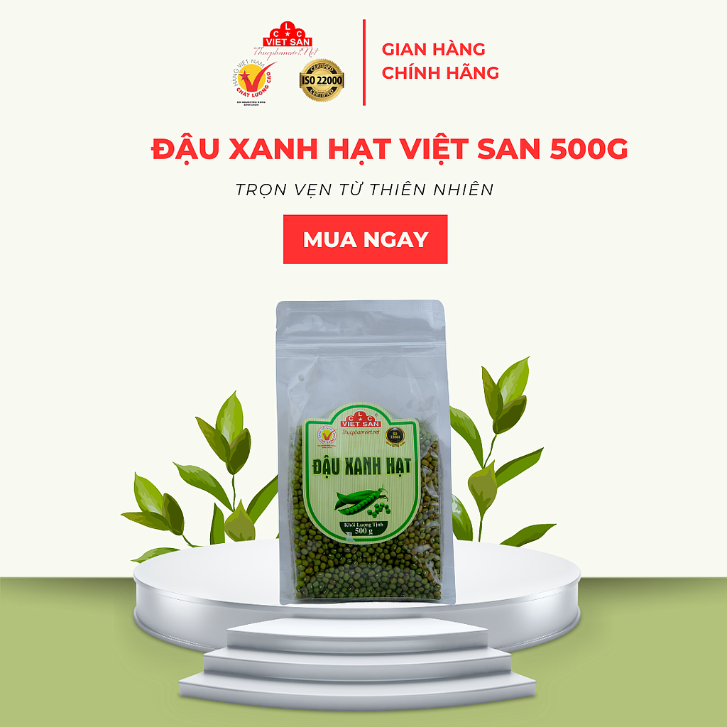 ĐẬU XANH HẠT LOẠI 1 (500G)