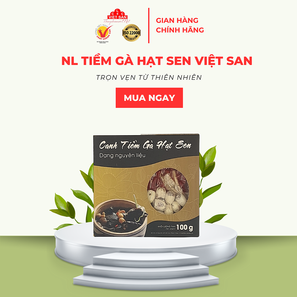 CANH TIỀM GÀ HẠT SEN