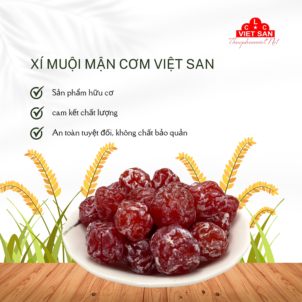 XÍ MUỘI MẬN CƠM 1KG