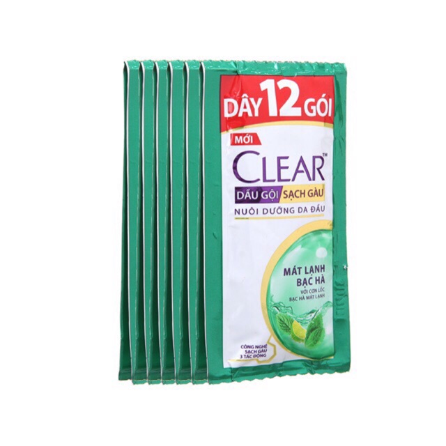 DẦU GỘI CLEAR BẠC HÀ DÂY 12