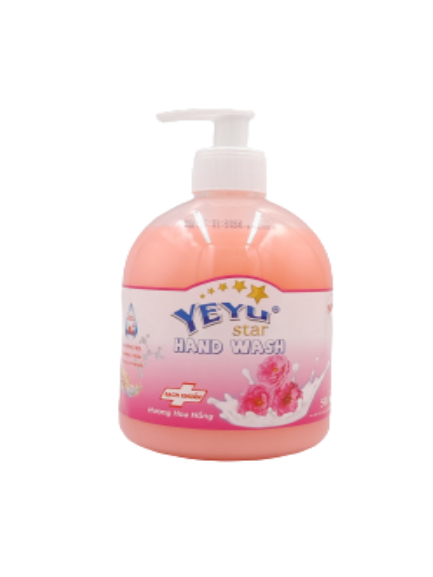 NƯỚC RỬA TAY YEYU HƯƠNG HOA HỒNG 500ML