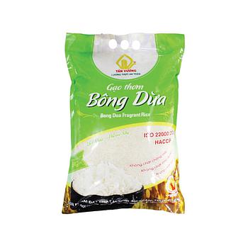 [110163] Gạo thơm Tấn Vương Bông Dừa túi 5kg