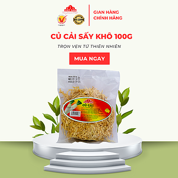 CỦ CẢI KHÔ 100G